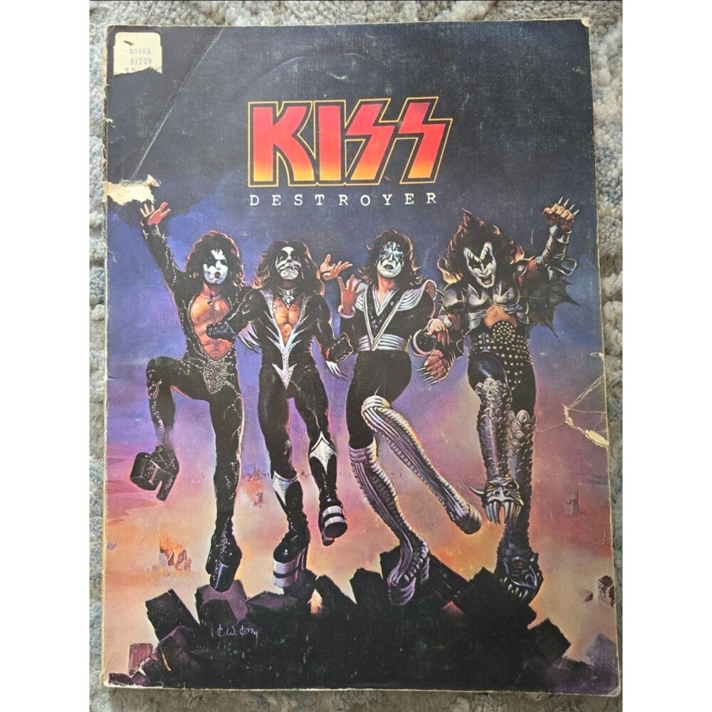Vintage 1976 KISS "Destroyer" Songbook, Almo Publications - Rare OG Memorabilia
